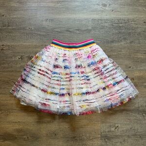 Lola + The Boys Rainbow Tulle Skirt